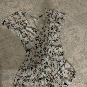 Floral American eagle dress.